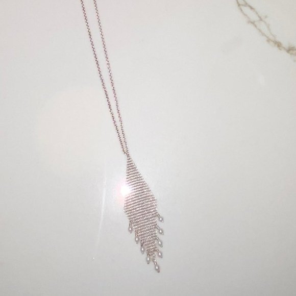 Elsa Peretti Mesh Fringe Pendant 